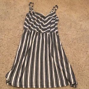 Black and white summer dress